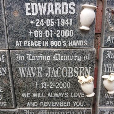 EDWARDS Anthony Brian 1941-2000 :: JACOBSEN Wave -2000 :: STRIJP Heather Mae, van 1937-2005
