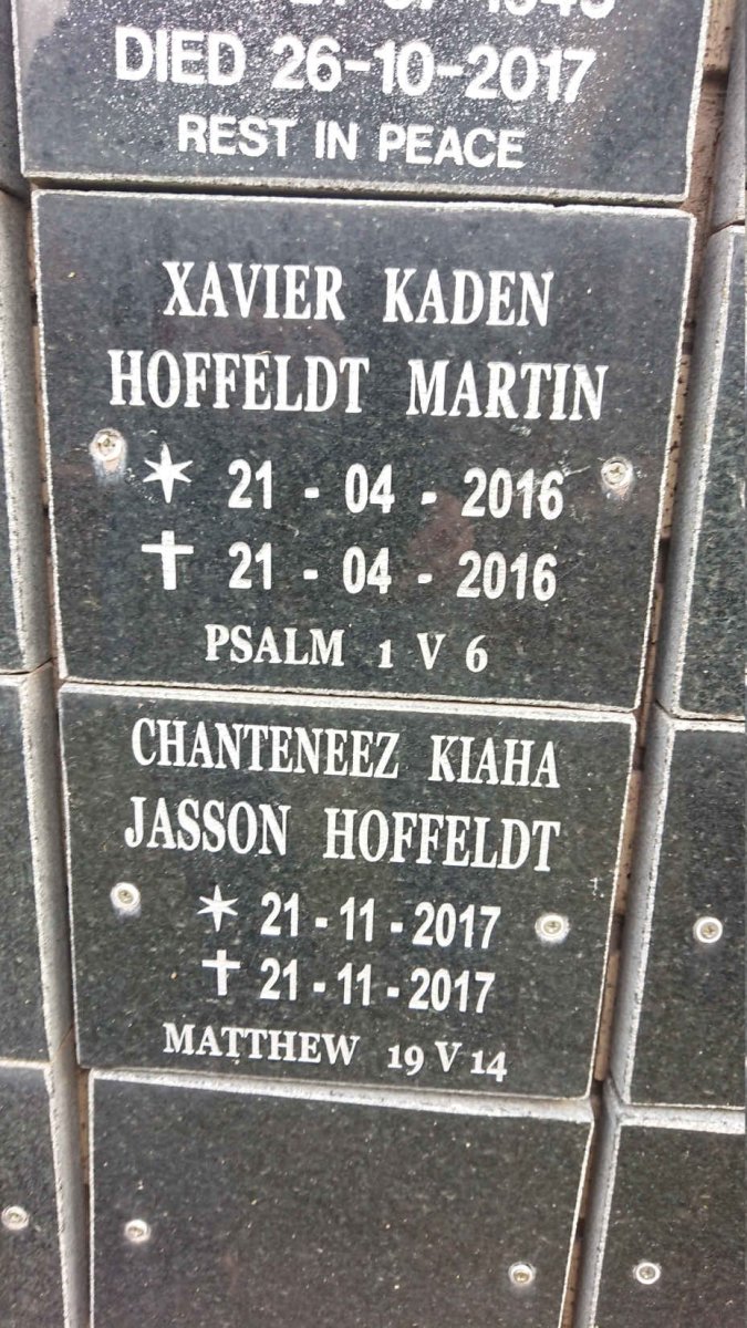MARTIN Xavier Kaden Hoffeldt 2016-2016 :: HOFFELDT Chanteneez Kiaha Jasson 2017-2017