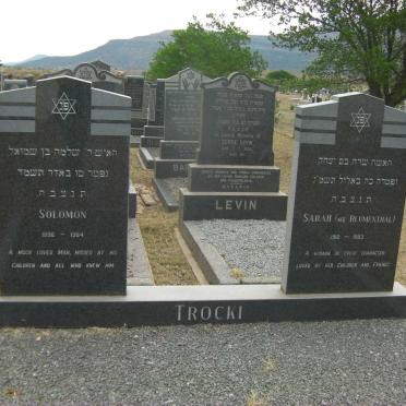 TROCKI Solomon 1898-1984 &amp; Sarah BLUMENTHAL 1910-1983