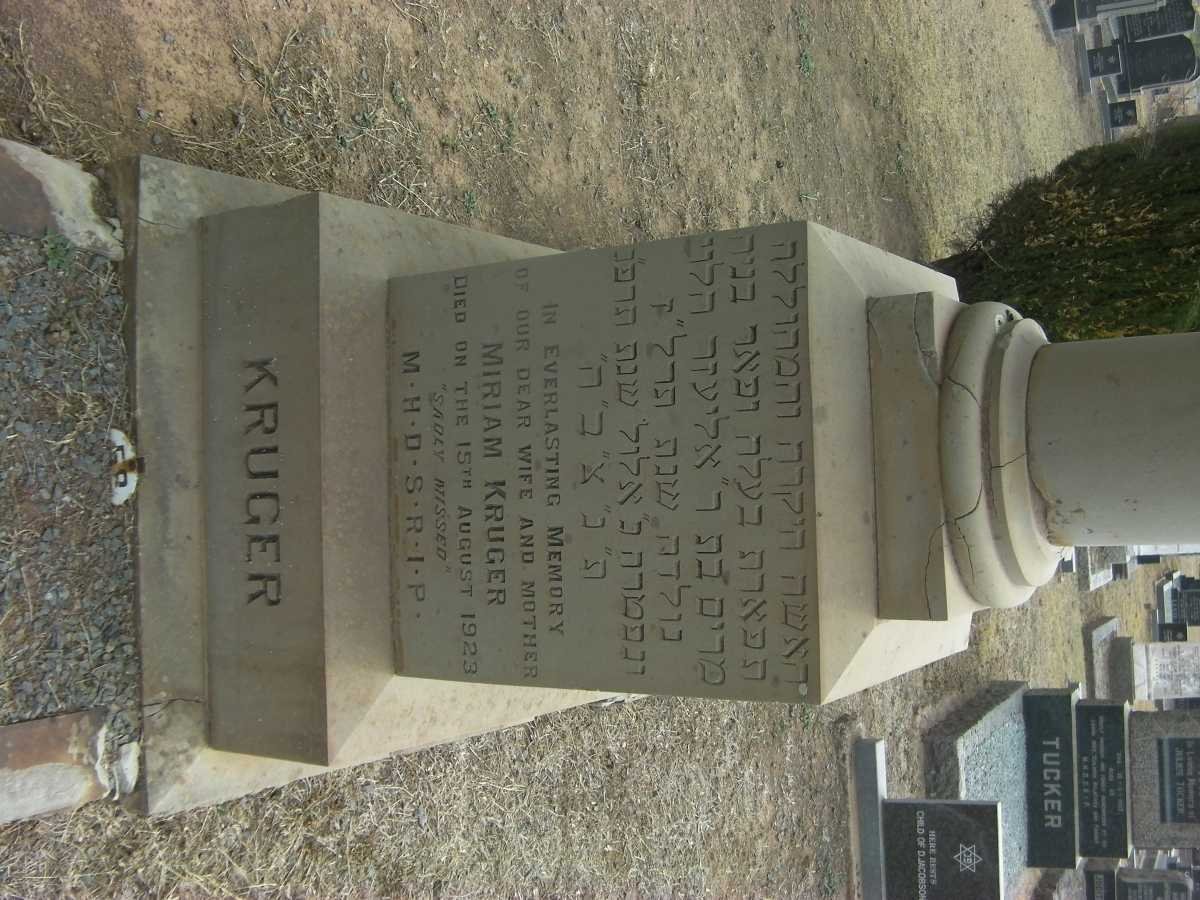 KRUGER Miriam -1923