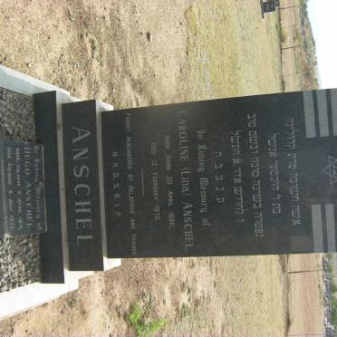 ANSCHEL Hugo 1871-1932 &amp; Caroline 1880-1970