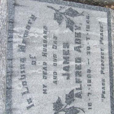 ADEY James Alfred 1889-1945 &amp; Jessie Joyce 1881-1952