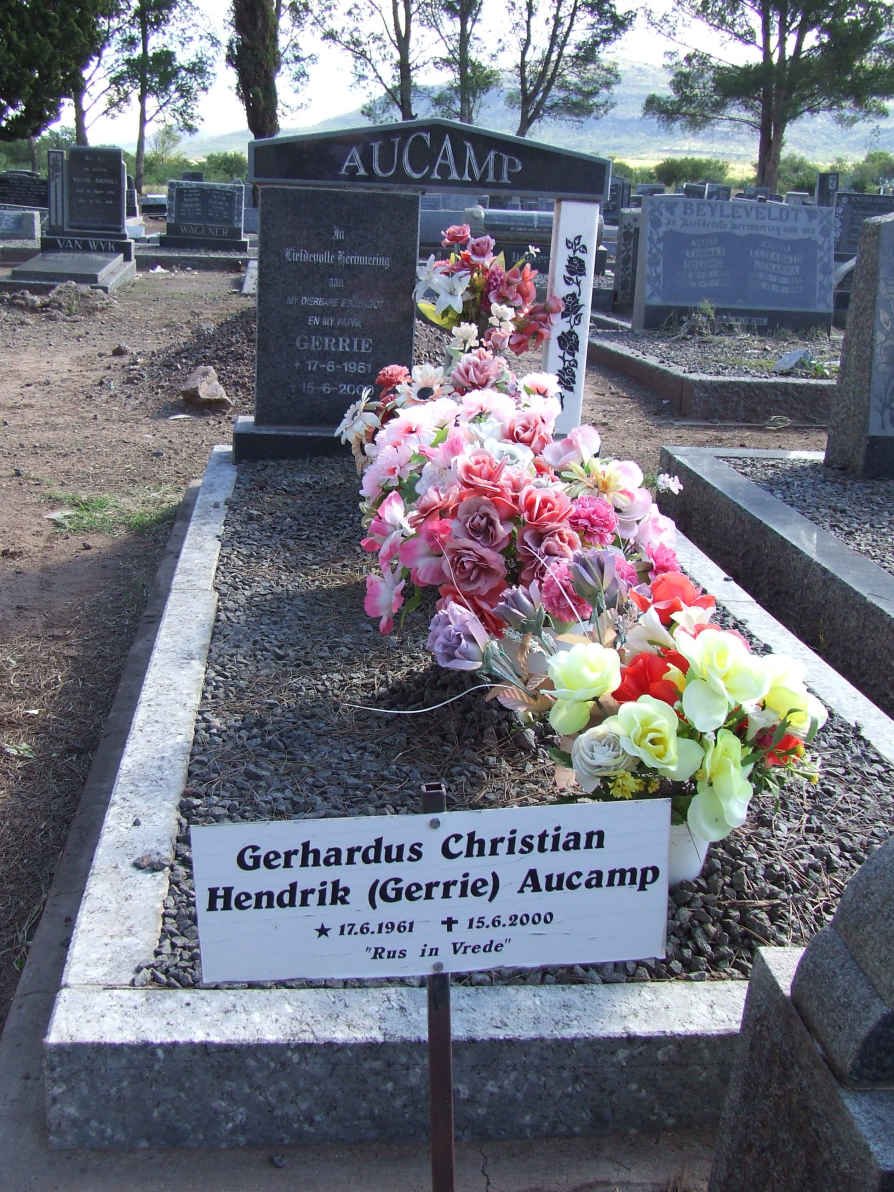 AUCAMP Gerhardus Christian Hendrik 1961-2000
