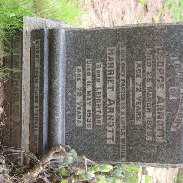 ARNOTT George -1928 &amp; Harriet LEIGHTON -1936 :: ARNOTT William Charles