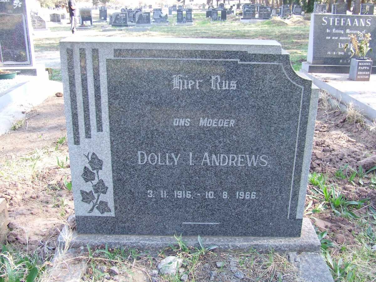 ANDREWS Dolly I. 1916-1966