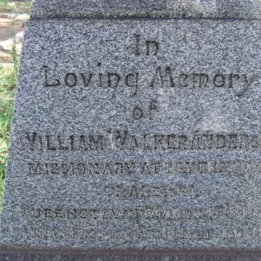 ANDERSON William Walker -1908