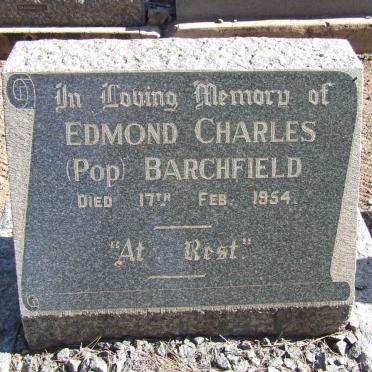 BARCHFIELD Edmond Charles -1954