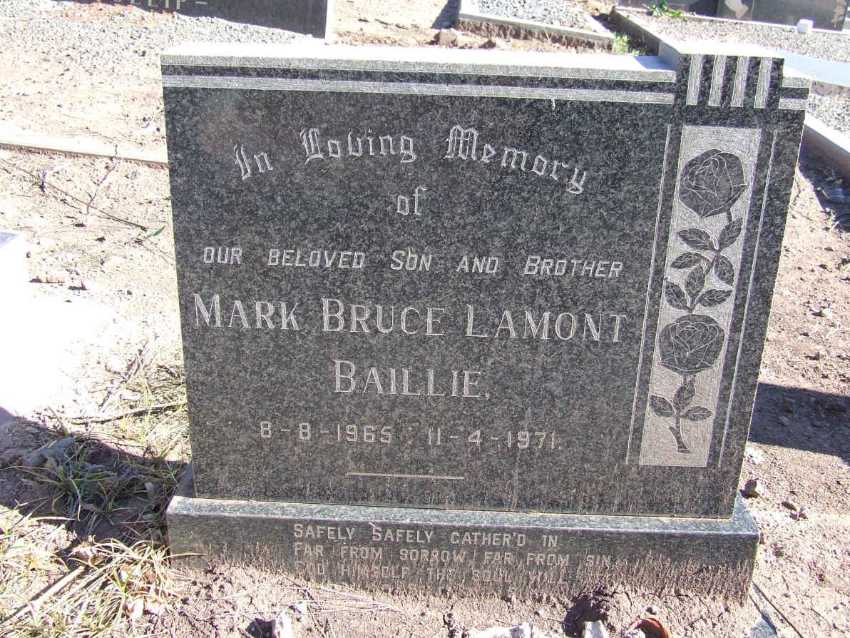 BAILLIE Mark Bruce Lamont 1965-1971