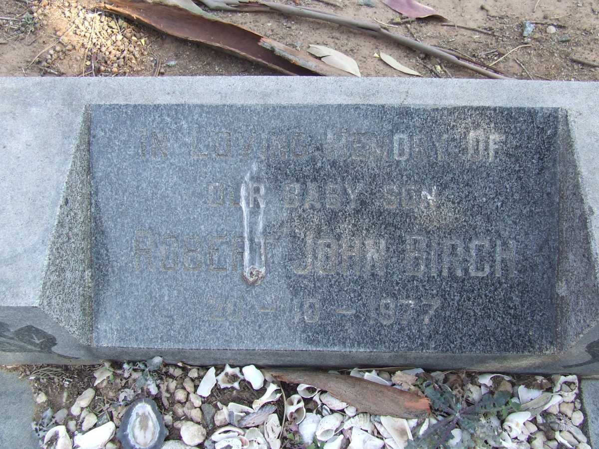 BIRCH Robert John -1977