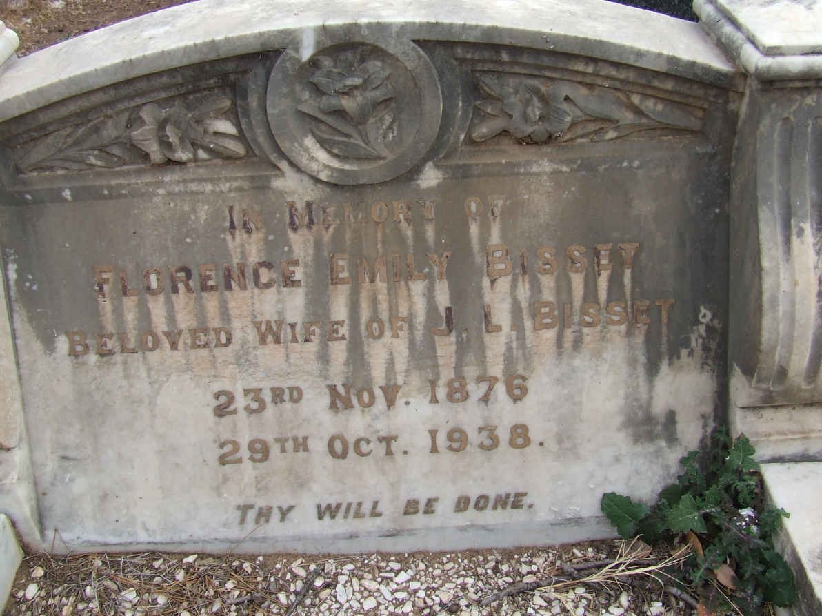 BISSET Florence Emily 1876-1938