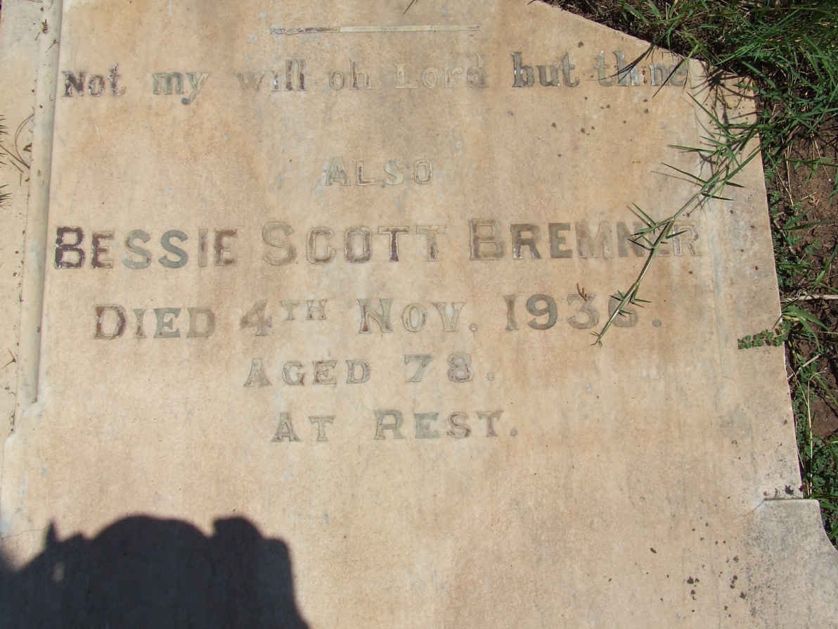 BREMNER Bessie Scott -1936