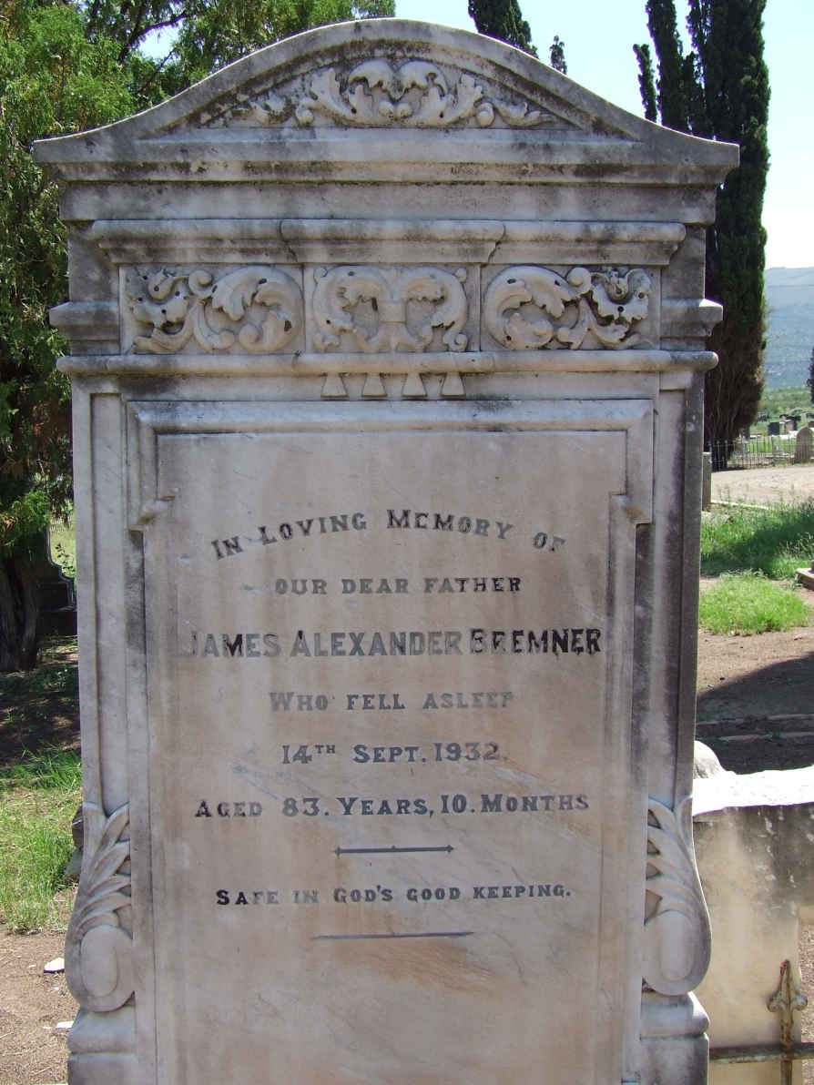 BREMNER James Alexander -1932