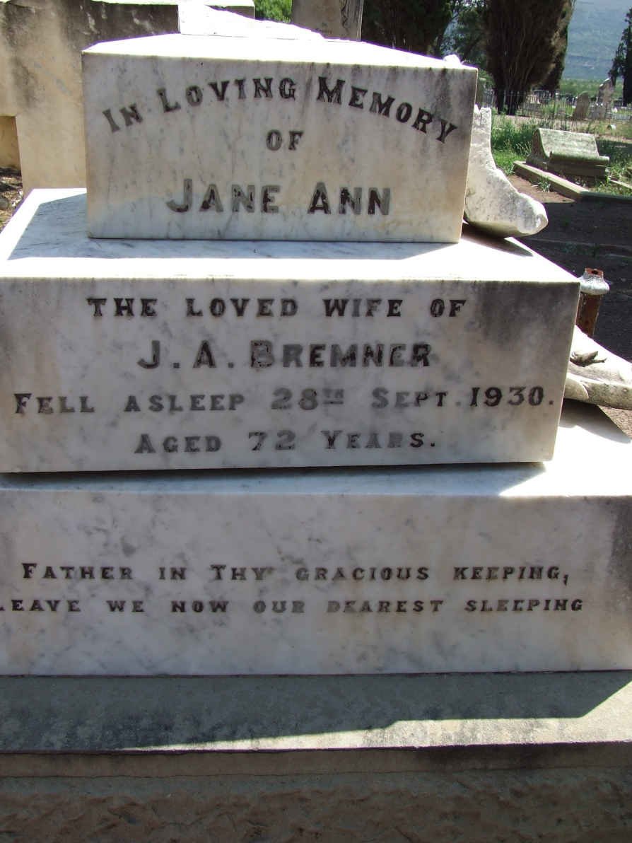 BREMNER Jane Ann - 1935
