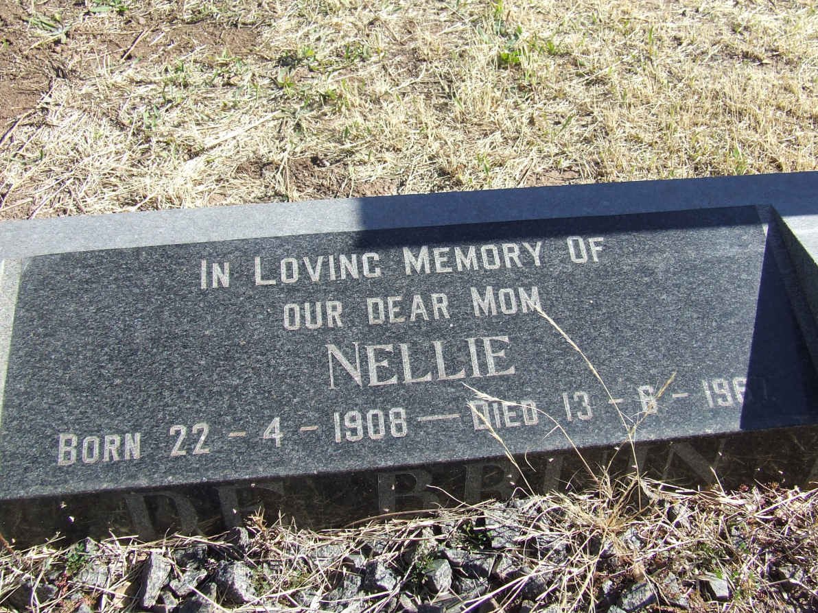 BRUIN Nellie, de 1908-1961