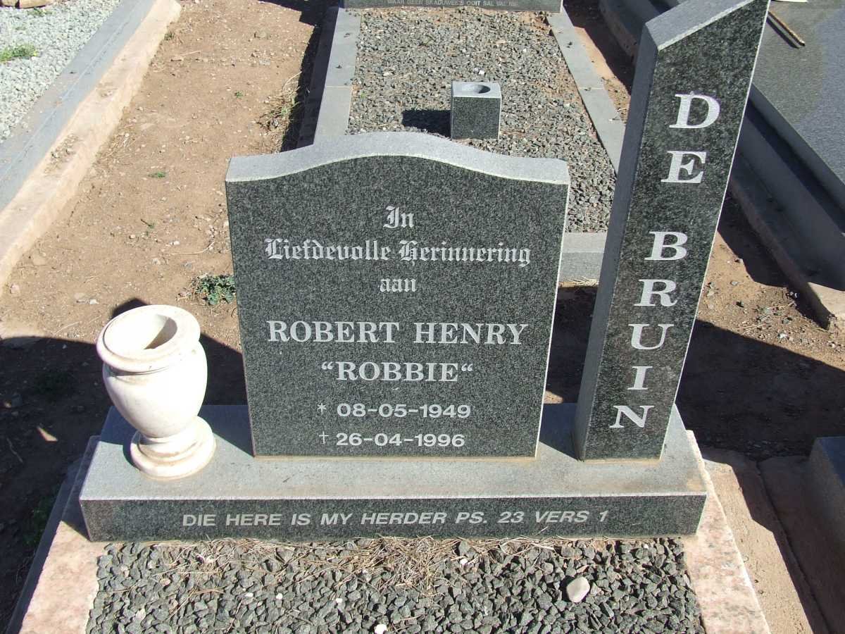 BRUIN Robert Henry, de 1949-1996