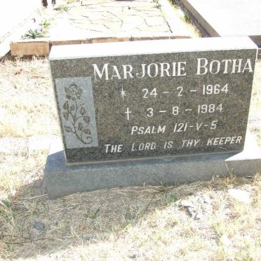 BOTHA Marjorie 1964-1984