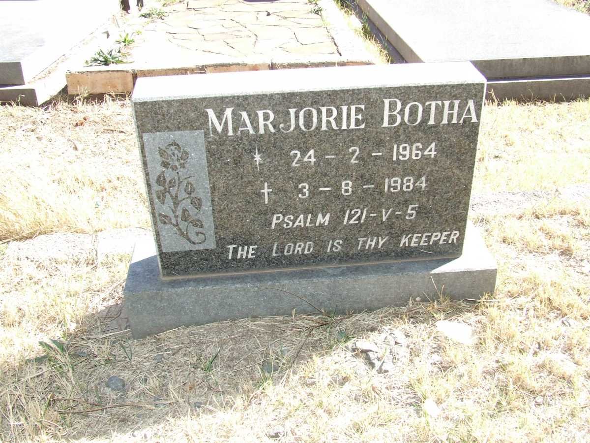 BOTHA Marjorie 1964-1984