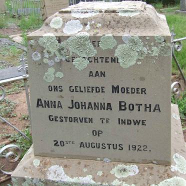 BOTHA Anna Johanna -1922