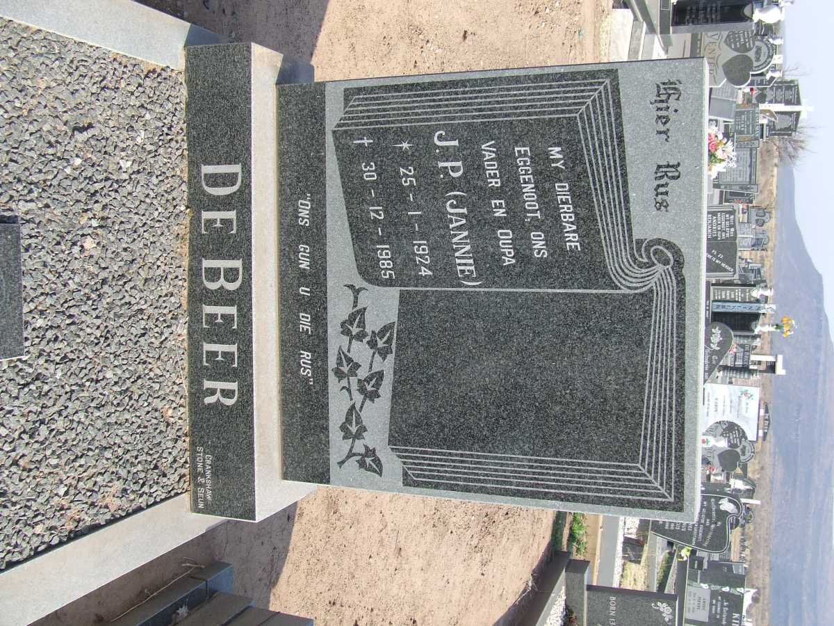 BEER J.P., de 1924-1985