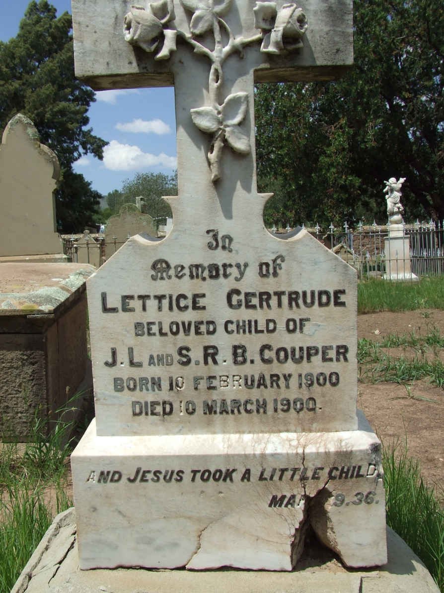 COUPER Lettice Gertrude 1900-1900