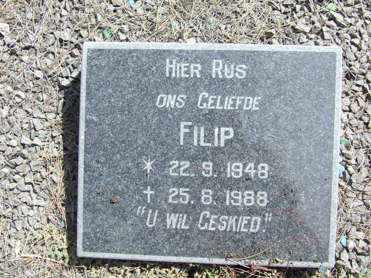 COETZER Filip 1948-1988