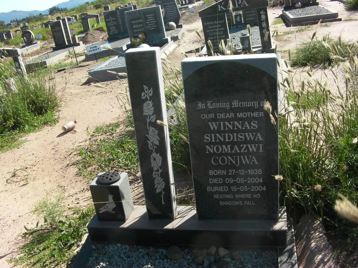 CONJWA Winnas Sindiswa Nomazwi 1938-2004