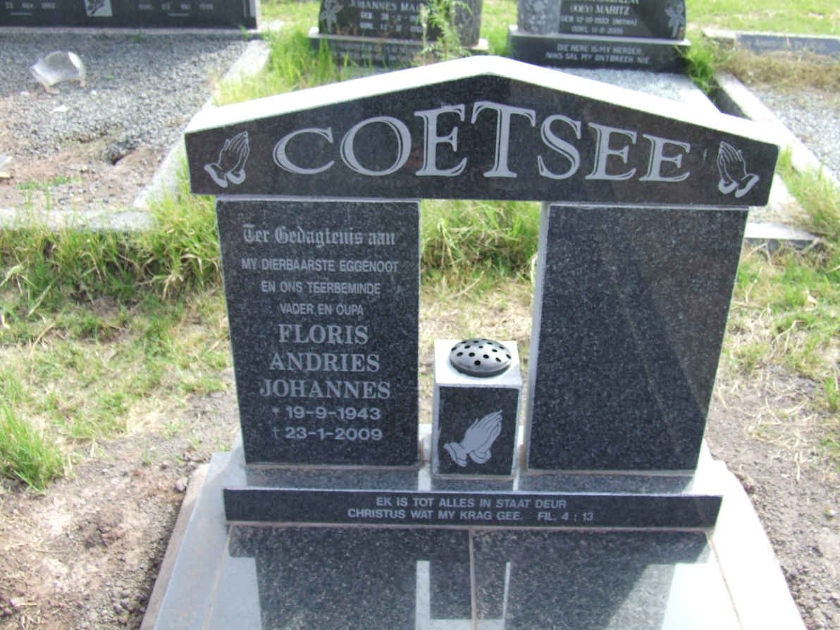 COETSEE Floris Andries Johannes 1943-2009