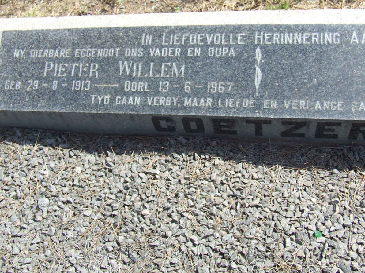 COETZER Pieter Willem 1913-1967