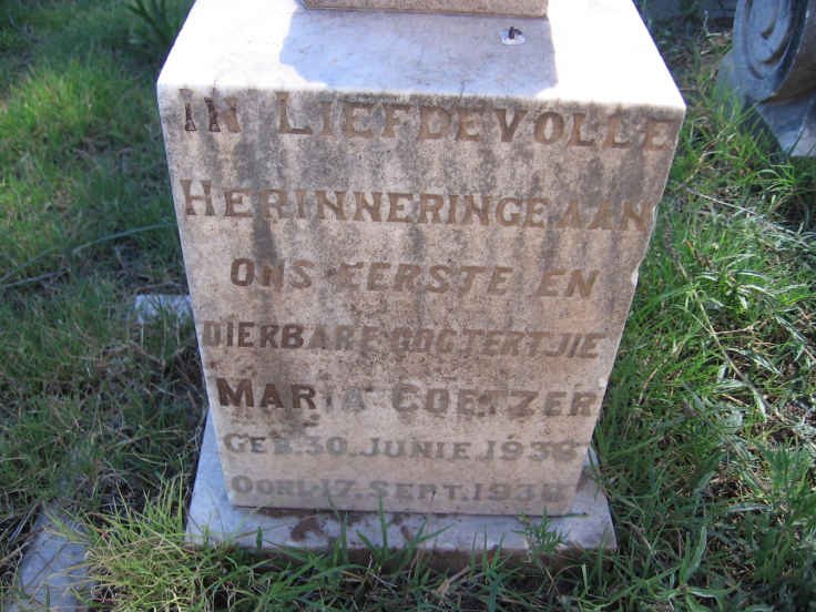 COETZER Maria 1936-1936