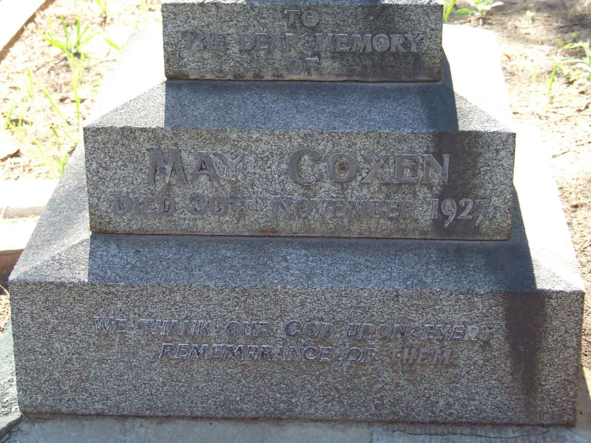 COXEN May -1927