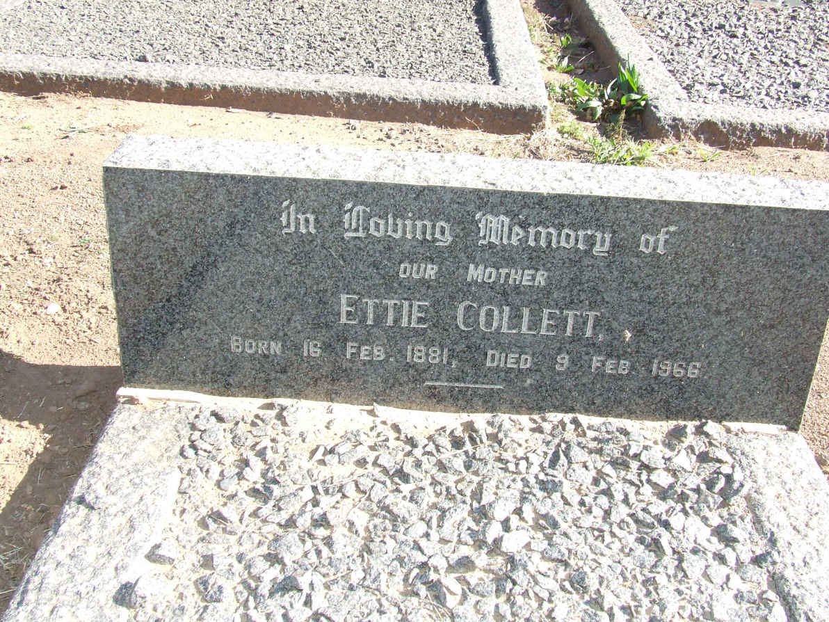 COLLETT Ettie 1881-1966
