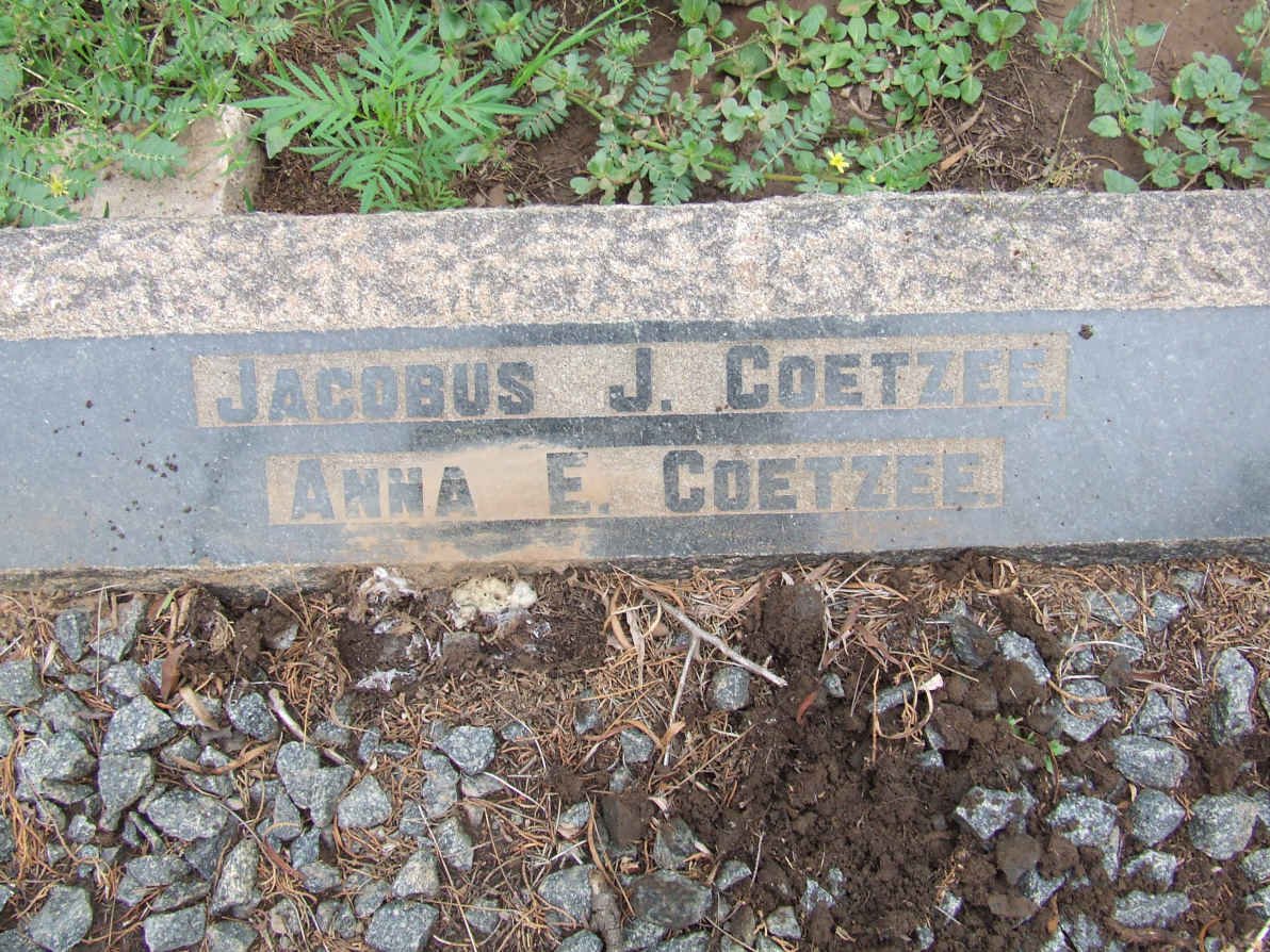 COETZEE Jacobus J. &amp; Anna E.