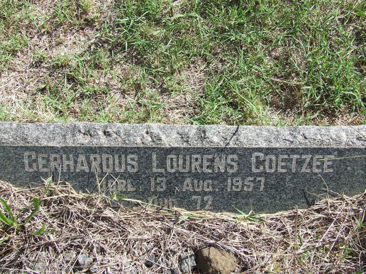 COETZEE Gerhardus Lourens -1957