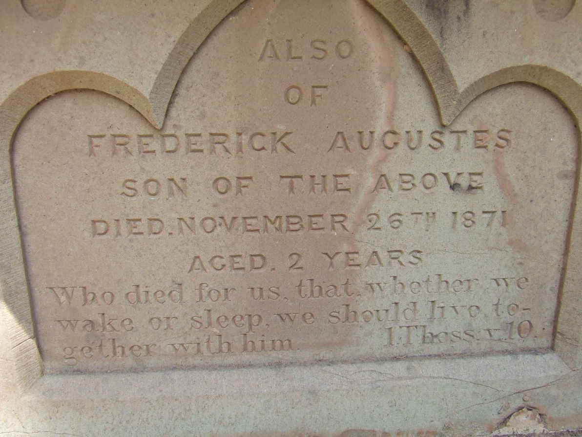 CONNOLLY Frederick Augustus -1871