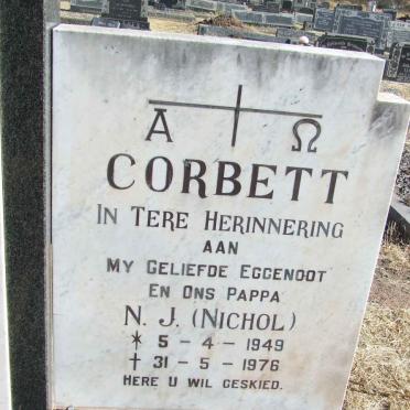 CORBETT N.J. 1949-1976