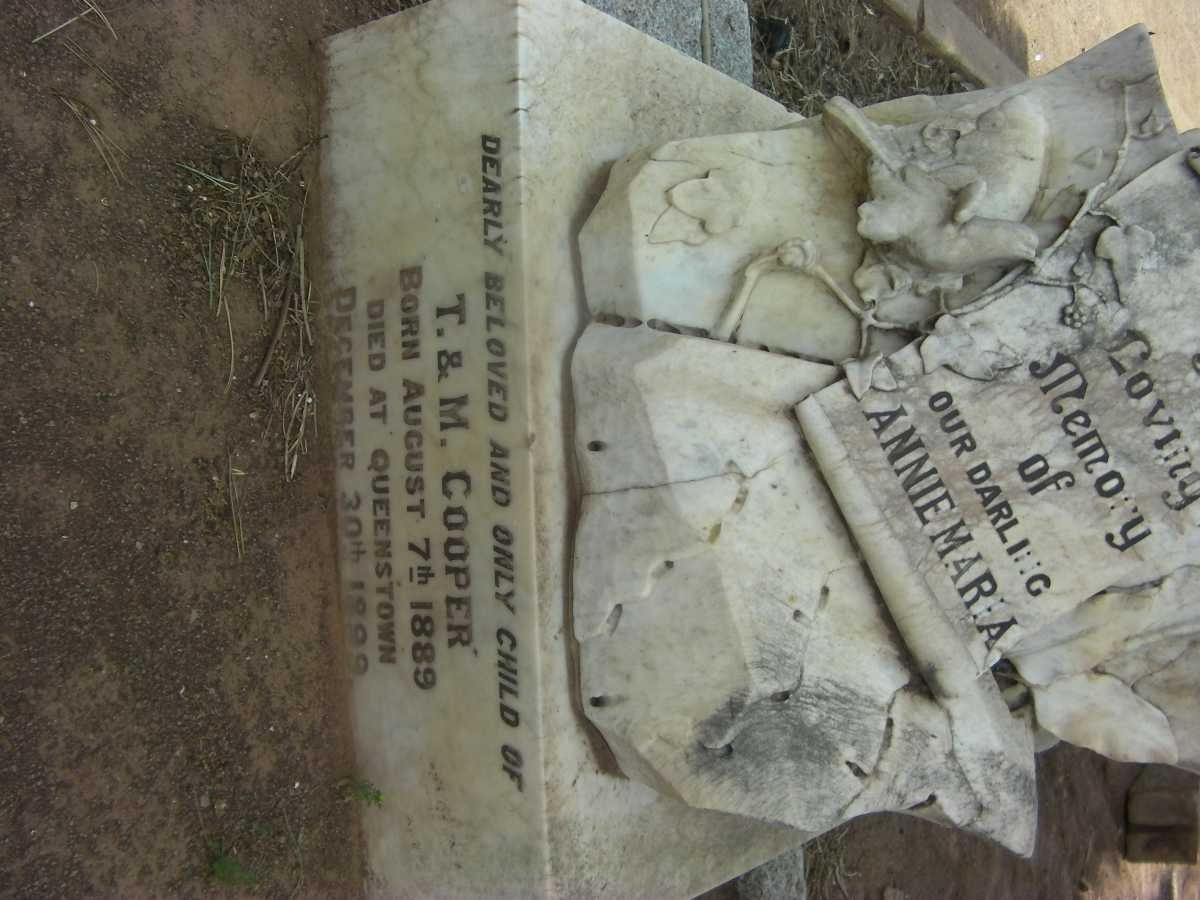 COOPER Annie Maria 1889-1899