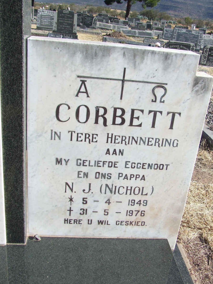 CORBETT N.J. 1949-1976