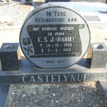 CASTELYNUE C.S.J. 1930-1984