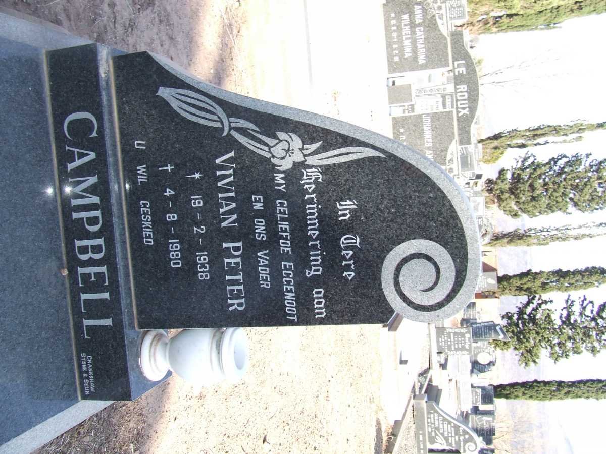 CAMPBELL Vivian Peter 1938-1980