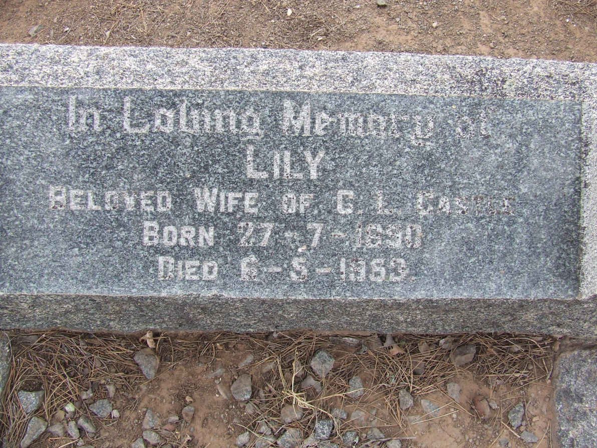 CASTLE Lily 1890-1953