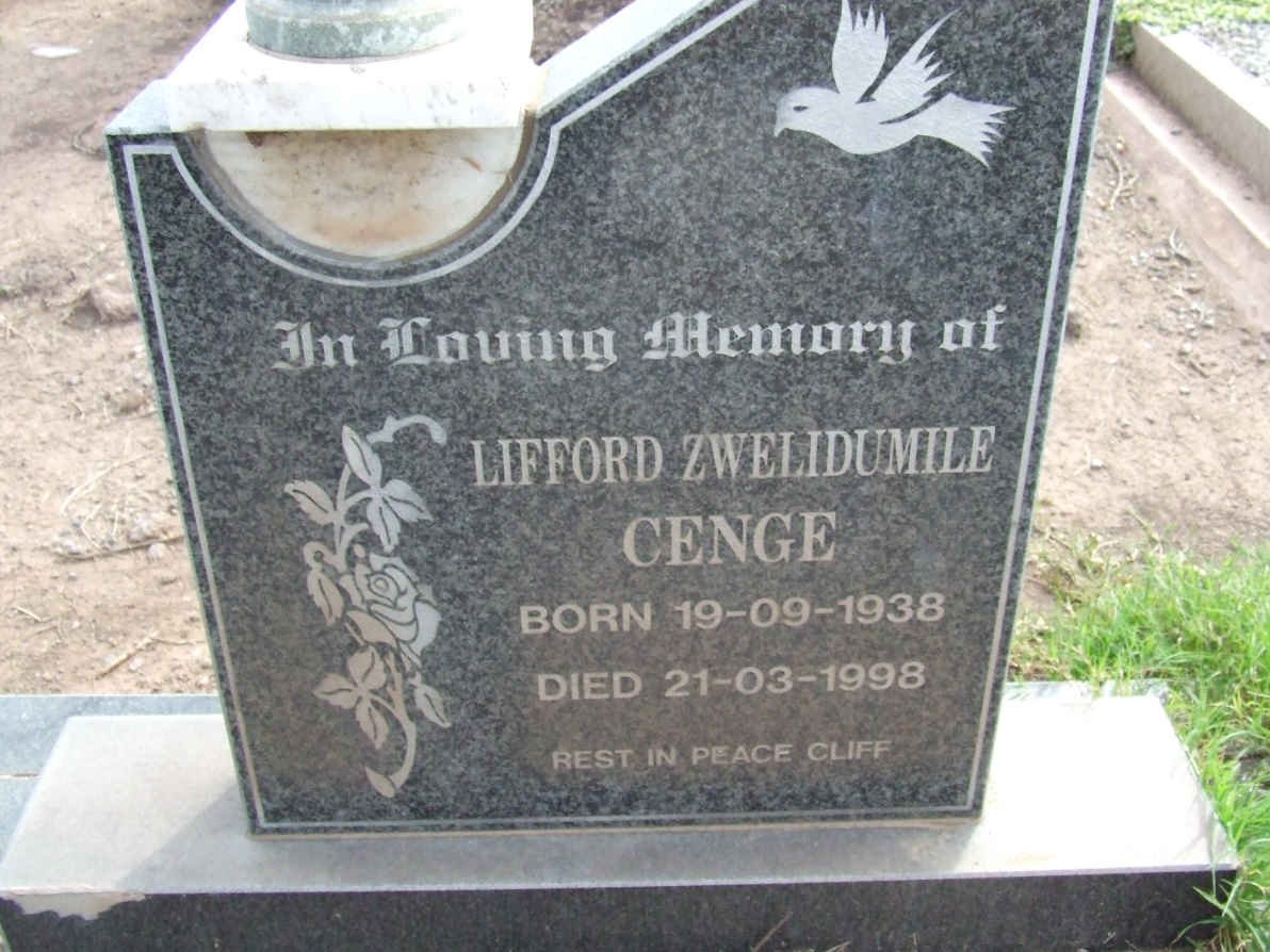 CENGE Lifford Zwelidumile 1938-1998