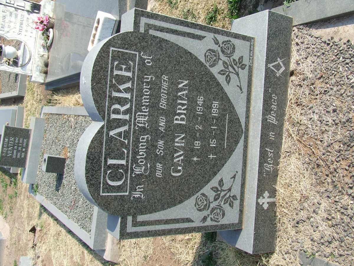 CLARKE Gavin Brian 1946-1991