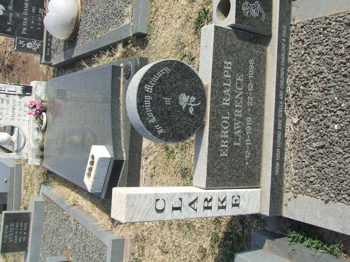 CLARKE Errol Ralph Lawrence 1919-1998