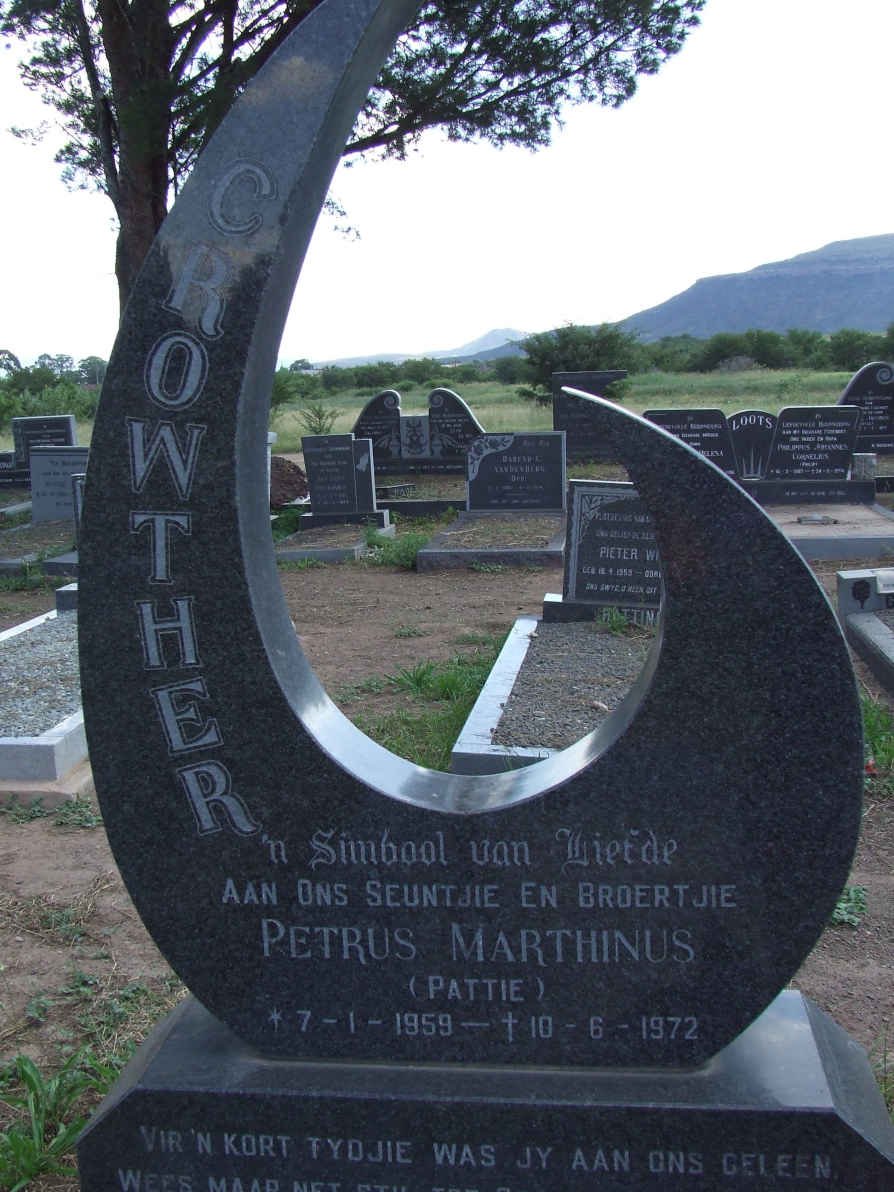 CROWTHER Petrus Marthinus 1959-1972