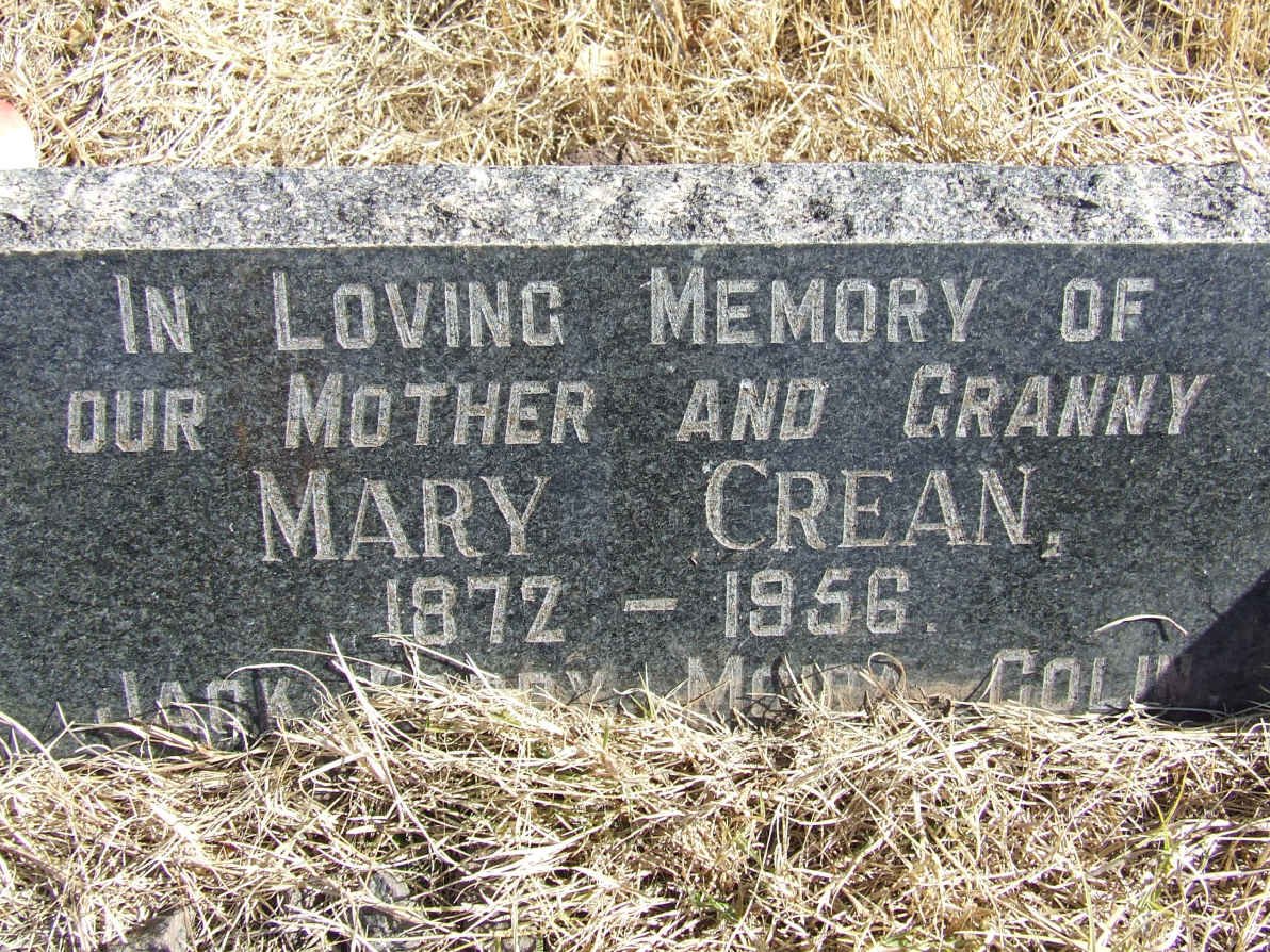 CREAN Mary 1872-1956