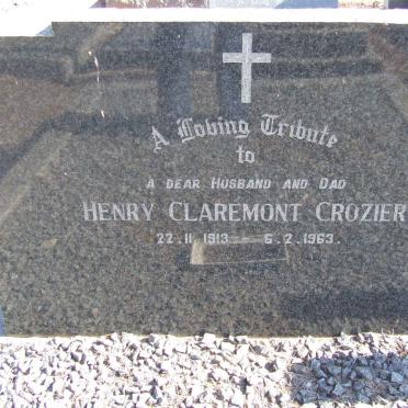CROZIER Henry Claremont 1913-1963