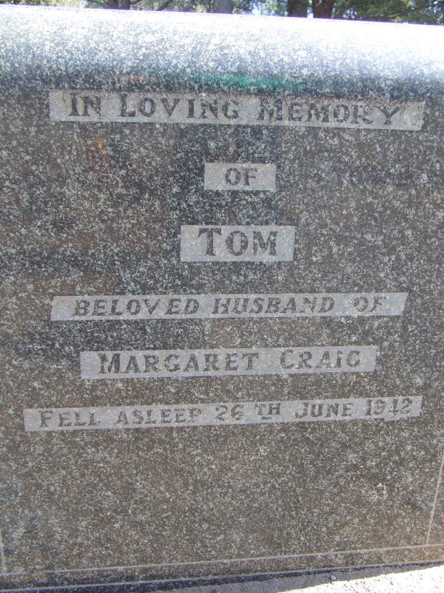 CRAIG Tom -1942