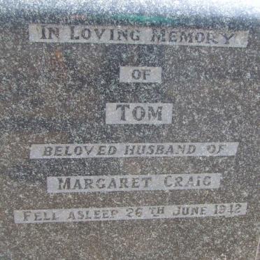 CRAIG Tom -1942