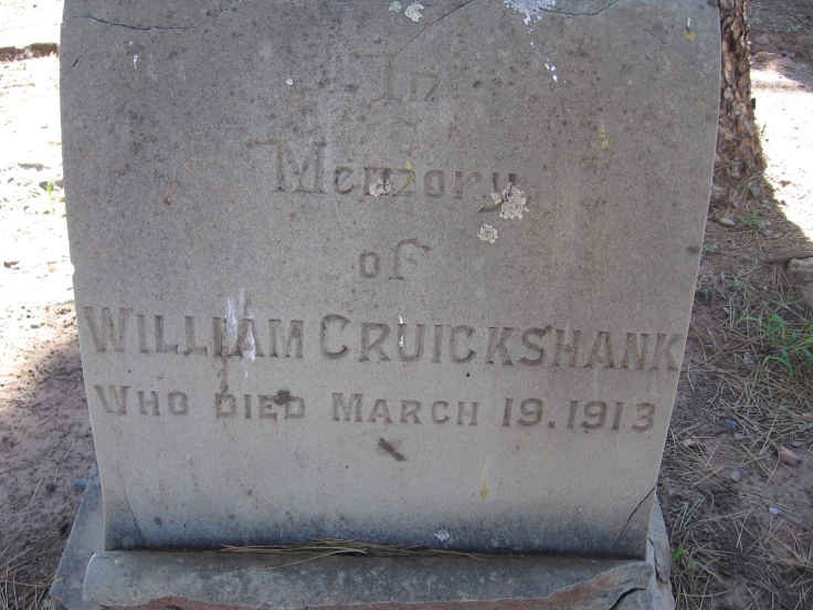 CRUICKSHANK William -1913
