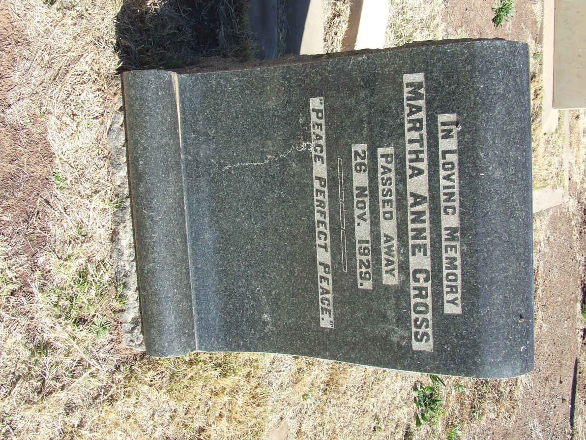 CROSS Martha Anne -1929